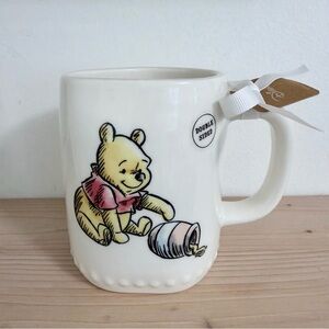 NWT Rae Dunn Disney Winnie the Pooh "feeling 11 o'clockish" ceramic mug.